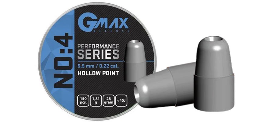 Gmax No Slug Hp Mm Bullet Pellets E Aerovolo Gr