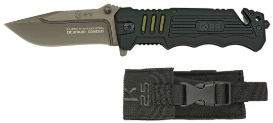 K25 Tactical Pocket Knife Black (19581)