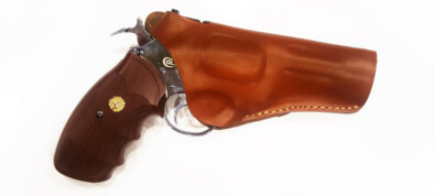 Revolver 4inch Belt Holster (Καφέ Δέρμα)