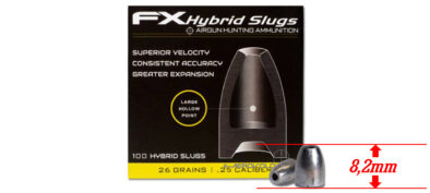 FX Hybrid Slugs .25/100