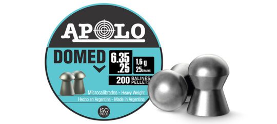 APOLO DOMED 25gr 6.35mm/200pcs