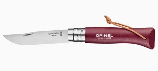 Opinel BAROUDEUR Burgundy No8