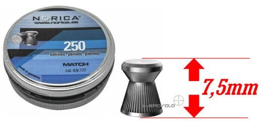 NORICA Match 5.5mm/250pcs